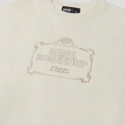 Geedup CDG Crewneck Tonal Cream