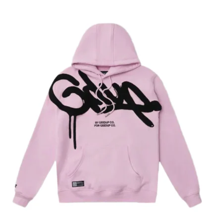 GEEDUP Handstyle Hoodie “Lavender Black”