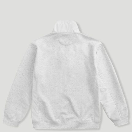 Geedup Core Logo Qtr Zip White Marle
