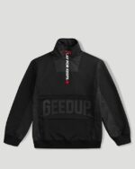 Geedup Core Logo Qtr Zip Black