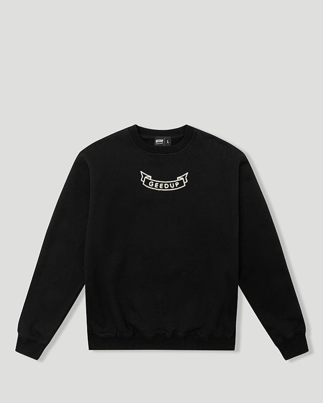 Geedup G/PFK Script Crewneck Black Geedup G/PFK Script Crewneck Black