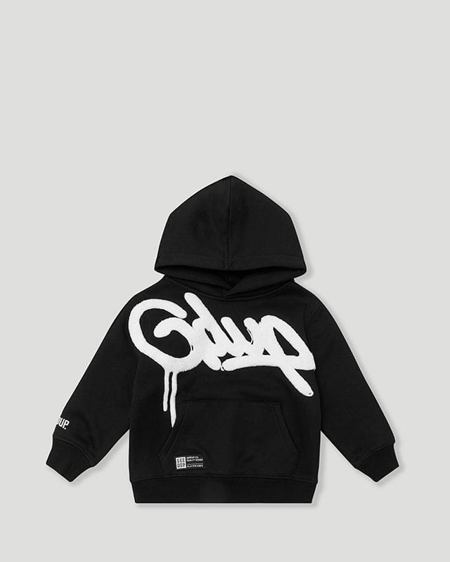 Geedup Handstyle Kids Tracksuit Black/White Geedup Handstyle Kids Tracksuit Black/White