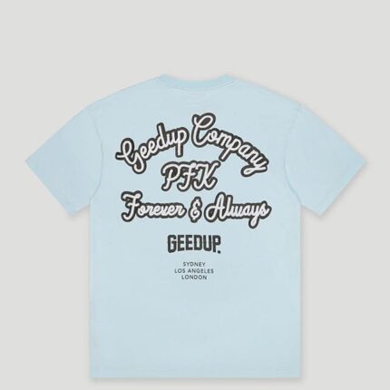 Geedup Company T-Shirt Light Blue