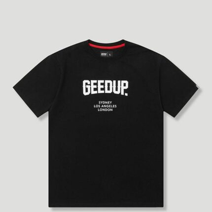 Geedup City T-Shirt Black/White