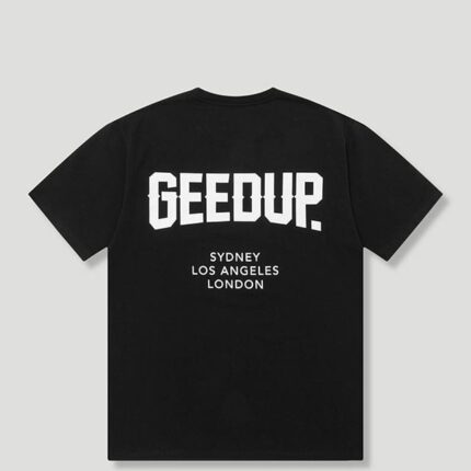 Geedup City T-Shirt Black/White