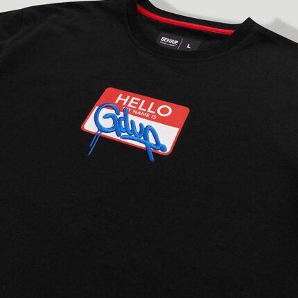GDUP Sticker T-Shirt Black