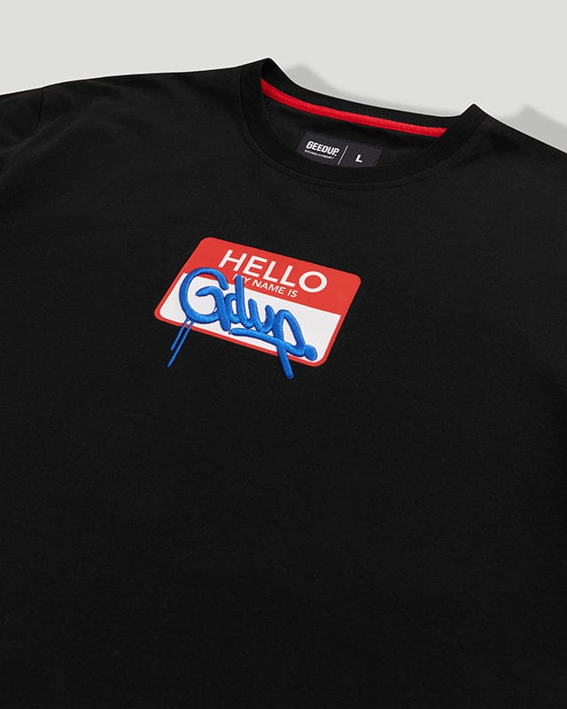 GDUP Sticker T-Shirt Black GDUP Sticker T-Shirt Black