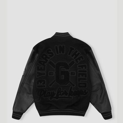 Geedup 13YR PFK Varsity Jacket Black/Black