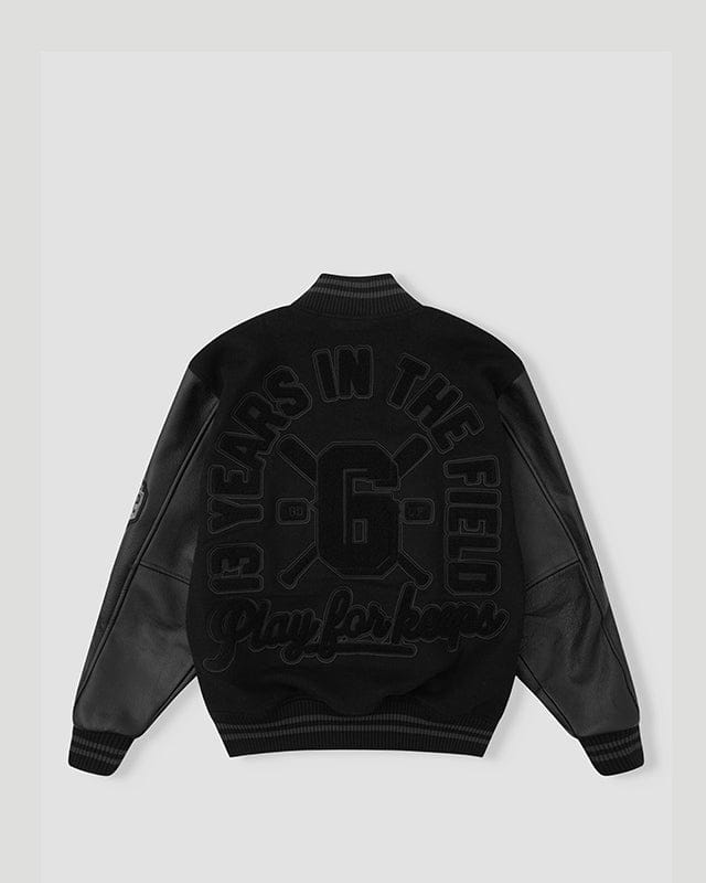 Geedup 13YR PFK Varsity Jacket Black/Black Geedup 13YR PFK Varsity Jacket Black/Black