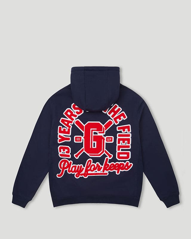 Geedup 13YR PFK Hoodie1 Geedup 13YR PFK Hoodie Navy/Red