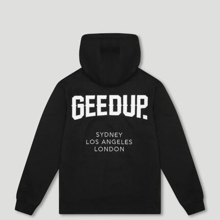 Geedup Cities Hoodie Black/White