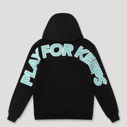 Geedup Co Play For Keeps Hoodie – Black Teal
