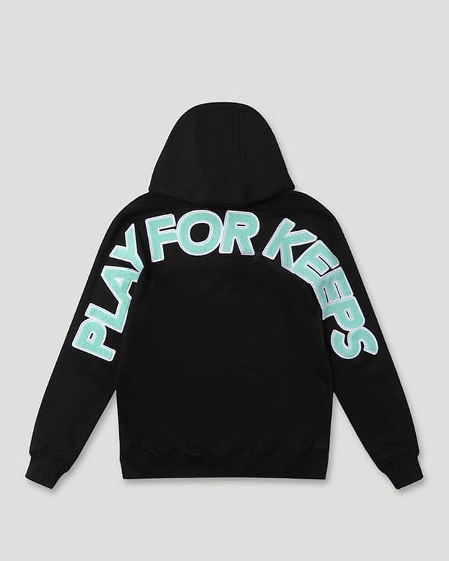 Geedup Co Play For Keeps Hoodie Geedup Co Play For Keeps Hoodie – Black Teal