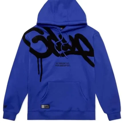 Geedup Handstyle Hoodie Blue Color