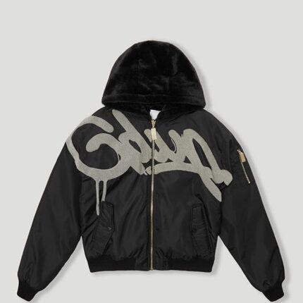 Geedup Handstyle/Team Logo Bomber Black/White