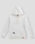 Geedup O/S Emblem Emboss Hoodie Ice Grey