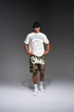 Geedup Handstyle Cargo Short Camo Green