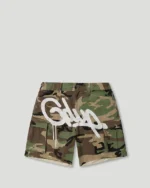 Geedup Handstyle Cargo Short Camo Green