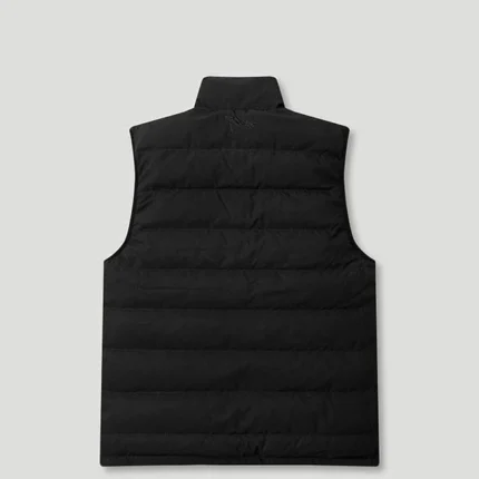 Geedup Handstyle/Team Logo Puffer Vest Black/Grey